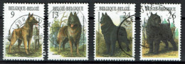 België 1986 OBP 2213/2216 - Y&T 2213/16 - Honden, Dogs, Chiens - Herdershond - Berger, Bouvier - Gebraucht