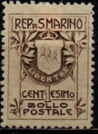 SAINT-MARIN 1907 * - Unused Stamps