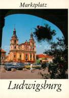 73171503 Ludwigsburg Wuerttemberg Marktplatz Evangelische Stadtkirche  Ludwigsbu - Ludwigsburg