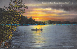 R044392 Sunset On Lake Coeur D Alene. Idaho. Tichnor - World