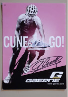 Autographe Damiano Cunego Cune..go Gaerne Format 14 X 18.5 Cm - Radsport