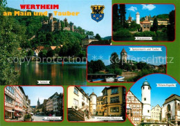 73171445 Wertheim Main Kittsteintor Schloss Marktplatz Kilians-Kapelle Wertheim  - Wertheim