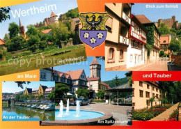 73171442 Wertheim Main Kittsteintor Spitzenturm Schloss Tauber  Wertheim Main - Wertheim