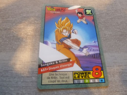 Dragon Ball Z - Power Level - Super - 8 - 3 -  N° 631 - Editions Bandai - Année 1996 - - Dragonball Z