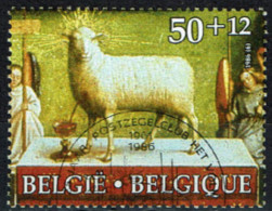 België 1986 OBP 2208 - Y&T 2209 - Het Lam Gods, L'Agneau Mystique, Jan Van Eyck, Painter - Bonne Valeur - Usati