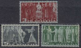 1938 Zu 216v-218v / Mi 328v-330v / YT 313C-315C **/MNH SBK 180,- Voir Description - Ongebruikt