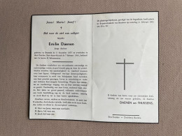 DAENEN Emilie °BRUSTEM 1877 +SINT-TRUIDEN 1961 - THIJSSENS - Overlijden