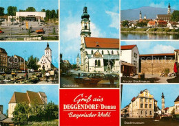 73170684 Deggendorf Donau Stadthalle Rathaus Gemuesemarkt Grabkirche Stadtmuseum - Deggendorf