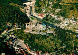 73170497 Vianden Vue Aérienne Avec Le Chateau - Other & Unclassified