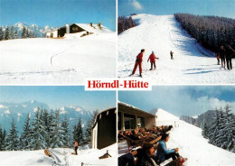 73170402 Bad Kohlgrub Hoerndl Huette Berghuette Wintersport Skipiste Winterlands - Sonstige & Ohne Zuordnung