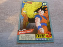 Dragon Ball Z - Power Level - Super - 3 - 5 -  N° 647 - Editions Bandai - Année 1996 - - Dragonball Z