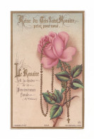 Reine Du Très Saint Rosaire, Priez Pour Nous, Cit. R. P. Faber, éd. E. Bouasse Jne N° 3618 - Images Religieuses