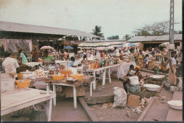 Cpsm Port Gentil Le Marché De Grand Village - Gabón