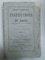 Institutions Et Du Droit - Altri & Non Classificati