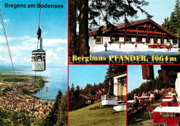 73169512 Bregenz Vorarlberg Berghaus Pfaender Bergbahn Blick Auf Den Bodensee Br - Otros & Sin Clasificación