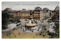 (75). Paris. Place De La Republique (1) 1937 & (2) 1937 - Places, Squares