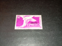 07AL07 TERRITORIO LIBERO DI TRIESTE 1952 ESPRESSO D'ITALIA DEL 1951 "O" - Gebraucht