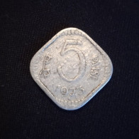 Monnaie,5 Paise, Inde, 1973 Aluminium - Indien