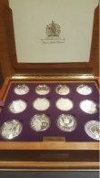 Queen Elizabeth II Golden Jubilee Crown Collection Proof Silver- 24 Sterling Silver Coins United Kingdom - Other & Unclassified