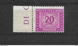 Italia 1947/54 - 74 MH - Strafport