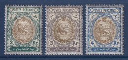 IRAN - 3 Valeurs De 1909 - Iran