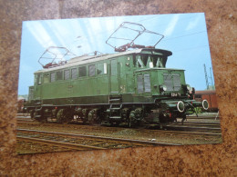 Lokomotive E 244 31  Perfecte Karte -  Einzelheiten Auf Ruckseite / Carte Impeccable - Détails Voir Derrière - Treinen