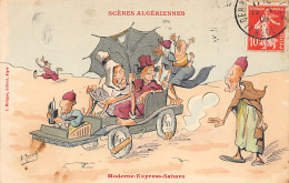 Illustrateur E. HERZIG - Scènes Algériennes - Moderne-Express-Sahara - Ed. J. Bringau  - Andere & Zonder Classificatie