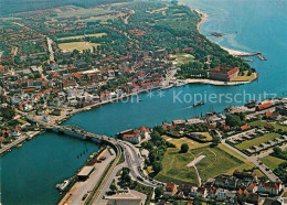 73168695 Sonderburg Fliegeraufnahme Bruecke Sonderburg  - Denmark