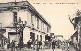 Tunisie - FERRYVILLE - Angle De L'Avenue De France Et De La Rue Courbet - Epicer - Túnez