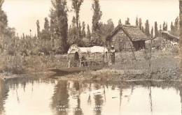 México - XOCHIMILCO - Vista De Un Canal - REAL PHOTO Foto - Ed. Osuna 1163 - México