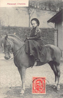 Luxembourg - Famille Grand-Ducale  - Princesse Charlotte Sur Son Cheval, Future Grande-duchesse De Luxembourg - Ed. Ch.  - Famille Grand-Ducale