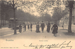 BRUXELLES - Avenue Louise - Tramway - Ed. Nels Série 1 N. 370 - Prachtstraßen, Boulevards