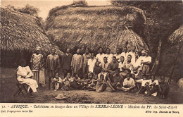 SIERRA LEONE - Catechism In Pictures In A Village - Publ. Missions Des Pères Du Saint-Esprit 32 - Sierra Leona