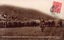 Scotland - ABERDEEN 1st Aeroplane Exhibition Mr H.B. Hucks Announces 4,500 Feet Flight  - Publisher Holmes Silcer City S - Aberdeenshire