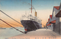 Japan - YOKOHAMA - Steamer Hakusan Maru In Harbour - Yokohama