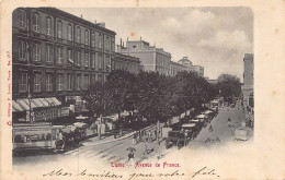 Tunisie - TUNIS - Avenue De France - Tramway Porte De France à Bab El Khadra - Ed. P. Louit 217 - Tunisie