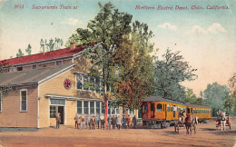 CHICO (CA) Sacramento Train At Northern Electric Railroad Depot - Altri & Non Classificati