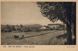 VISTA PARCIAL , CLAVEROL Nº 353  - SEO DE URGEL / SEU D'URGELL , T.P. NO CIRCULADA - Lérida