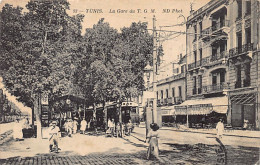 Tunisie - TUNIS - La Gare Du Tramway T.G.M. - Grand Café Brasserie - Ed. ND Phot. Neurdein 93 - Túnez