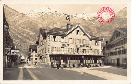 Schweiz - Meiringen (BE) Hotel St Gotthard - Gotthard Garage - Pension De L'Hotel - Ed. WZT  - Meiringen