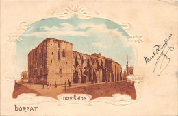 Estonia - TARTU Dorpat - Ruins Of The Cathedral - EMBOSSE DPOSTCARD - Publ. Unknown  - Estonie