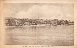 Liban - BEYROUTH - Vue Générale Du Port - Ed. Aux Cèdres Du Liban - Michel I. Corm & Cie 5 - Libanon