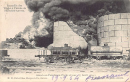HOBOKEN (Antwerpen) Brand Van Olietanks 29 Augustus 1904 - Tanks Van De American Petroleum Co. De Tweede Dag - Antwerpen