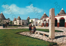 CARTOLINA  C12 ALBEROBELLO,BARI,PUGLIA-HOTEL DEI TRULLI-STORIA,MEMORIA,CULTURA,IMPERO ROMANO,BELLA ITALIA,VIAGGIATA 1963 - Bari