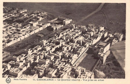 Maroc - CASABLANCA - Le Quartier Réservé - Vue Prise En Avion - Ed. Flandrin 11 - Autres & Non Classés