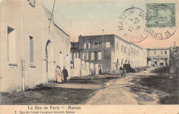 Tunisie - MATEUR - La Rue De Paris - Ed. Grand Comptoir Général  - Tunisie