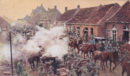 AK Infanterie Beim Essenfassen - Deutsche Soldaten Mit Feldküche - Patriotika - Feldpost 1916  (69232) - Guerra 1914-18