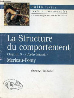 La Structure Du Comportement - Chap.III,3 L'ordre Humain Merleau-Ponty - Collection Philo-textes, Texte Et Commentaire. - Psychology/Philosophy