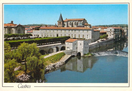 81 - Castres - Perspective Sur L'Agout - A Gauche, Le Théâtre, Le Musée Goya Avec Les Jardins Et La Cathédrale - Castres