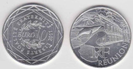 (Monnaies). France 10 Euros Des Regions Argent Ag Ile De La Reunion 2011 - Frankrijk